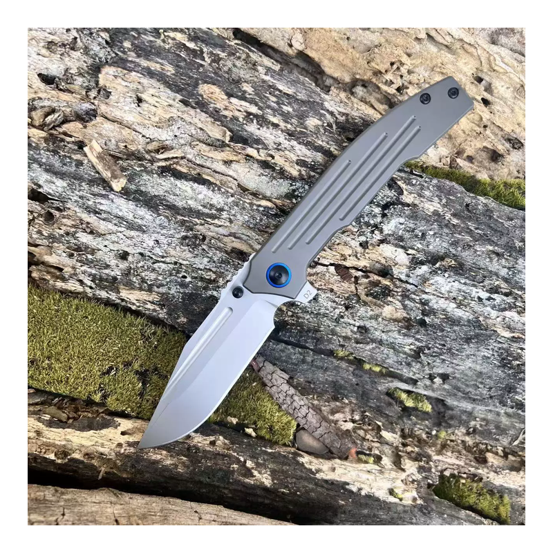 EDC Outdoor Folding Pocket Knife - Silver Handle Trail Utility Tool - Style 7981 EDC Outdoor Folding Pocket Knife - Silver Handle Trail Utility Tool - Style 7981