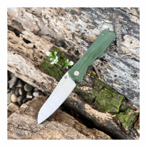 EDC Outdoor Folding Pocket Knife - Green Handle Trail Utility Tool - Style 6285