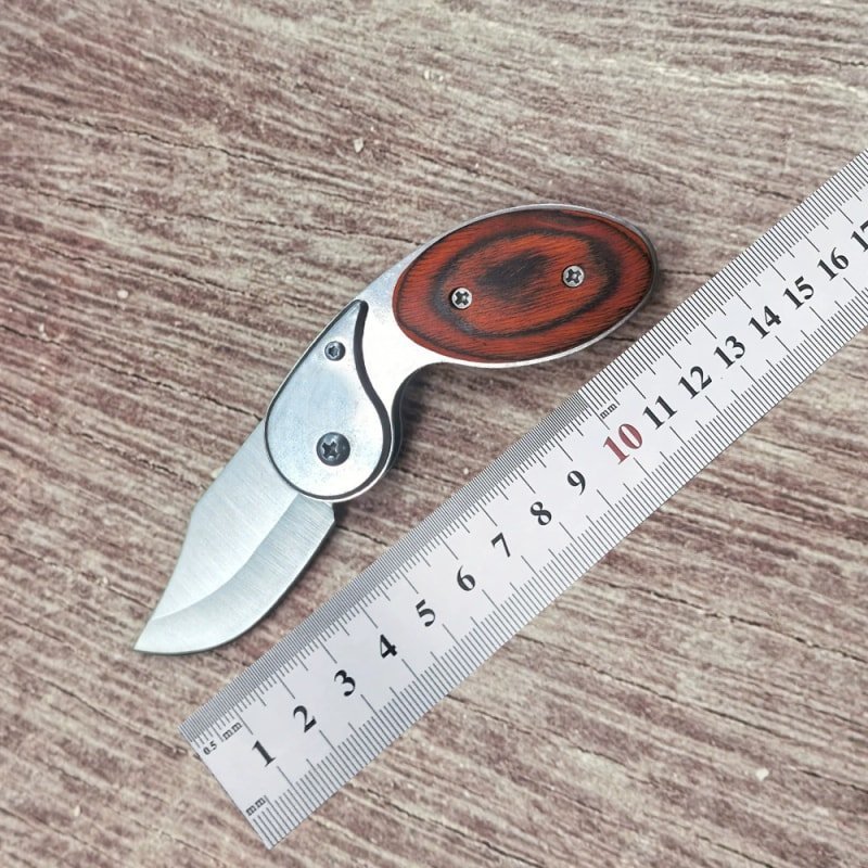 Wood Handle Outdoor EDC Pocket Knife Wood Handle Outdoor EDC Pocket Knife
