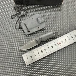 Mini Keychain Utility Knife with Sheath