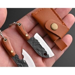 Mini Keychain Utility Knife Set with Sheath