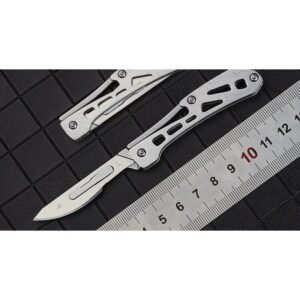 Silver Multi-Function Folding Utility Knife Set