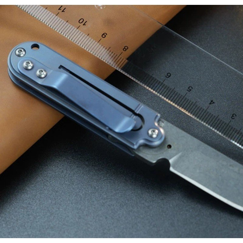 Blue Handle Outdoor EDC Folding Knife Blue Handle Outdoor EDC Folding Knife