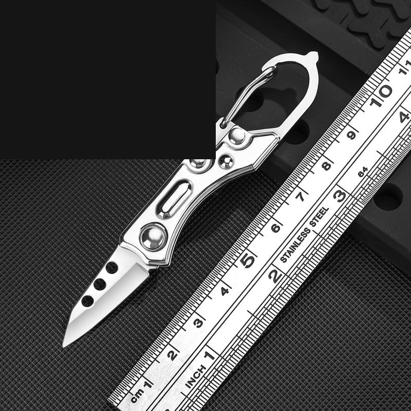 Silver Climbing Clip Outdoor Utility Folding Knife Silver Climbing Clip Outdoor Utility Folding Knife