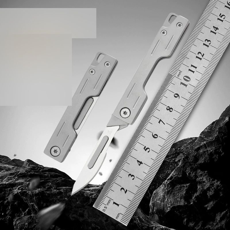 Silver Outdoor Utility Folding Craft Knife Silver Outdoor Utility Folding Craft Knife