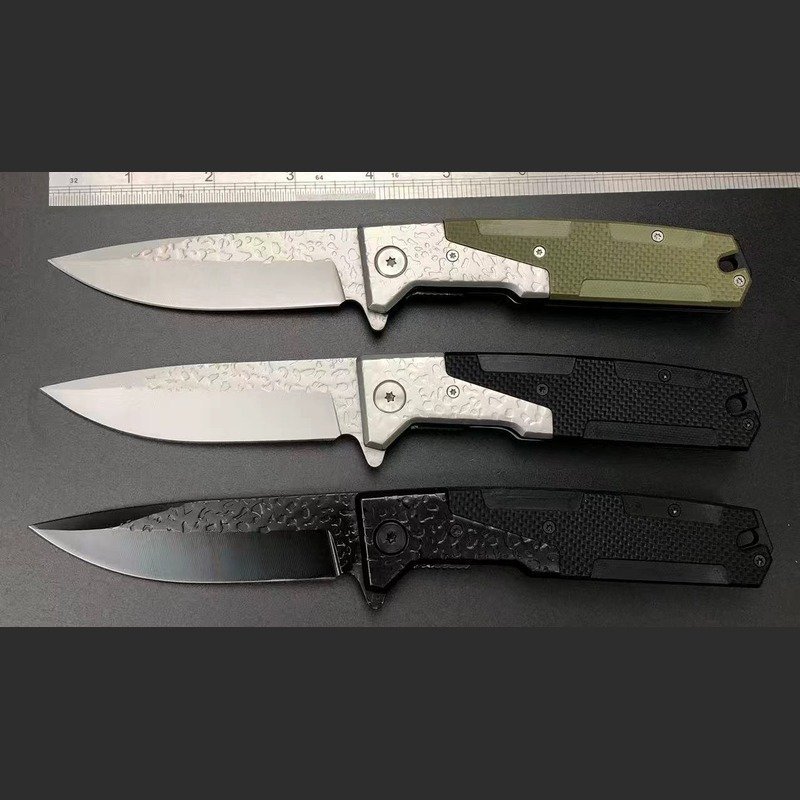 Hammered Outdoor Folding Knife Set Hammered Outdoor Folding Knife Set