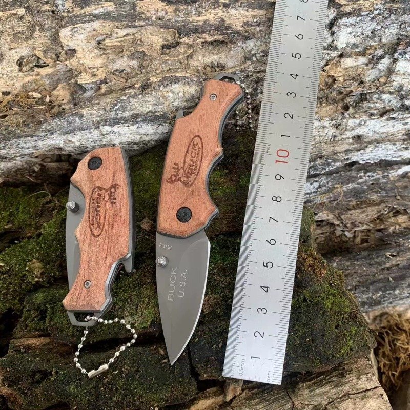 Wood Handle Outdoor EDC Folding Knife Wood Handle Outdoor EDC Folding Knife