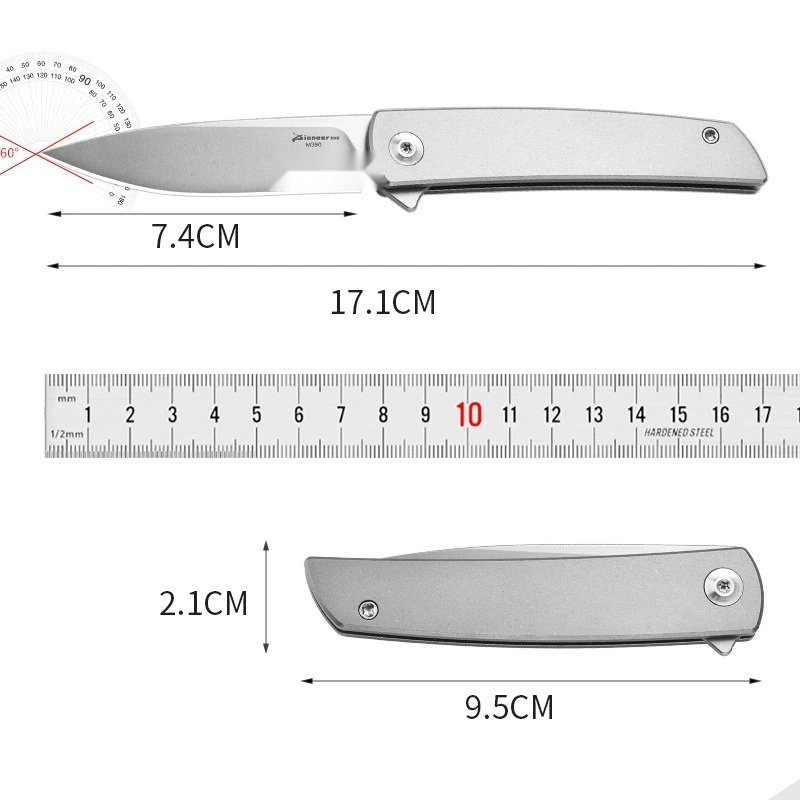 Stonewashed Outdoor EDC Folding Knife Stonewashed Outdoor EDC Folding Knife