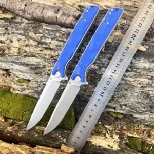 Blue Handle Outdoor EDC Folding Knife