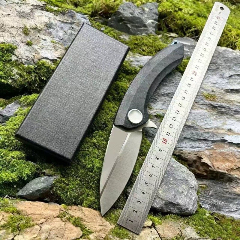 Black G10 Outdoor EDC Folding Knife Black G10 Outdoor EDC Folding Knife