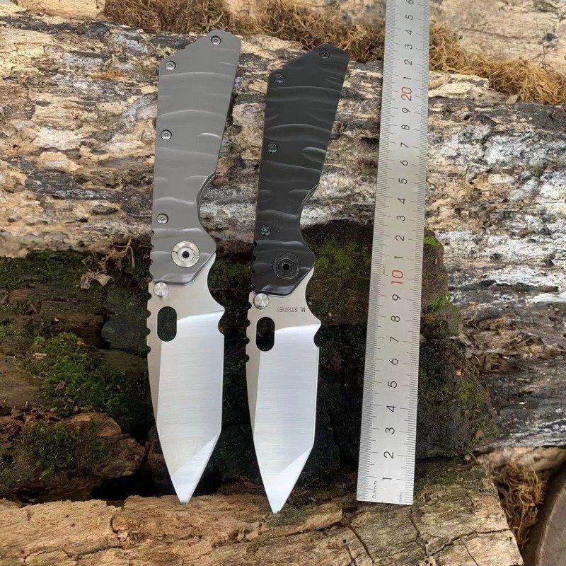 Grey Handle Outdoor EDC Folding Knife Set Grey Handle Outdoor EDC Folding Knife Set