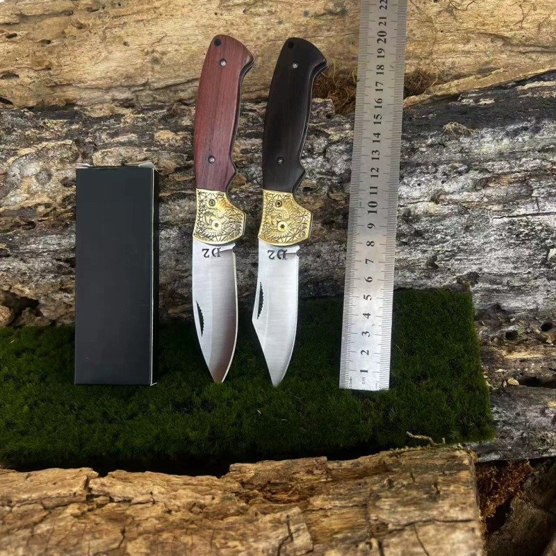 Wood Handle Outdoor EDC Folding Knife Set Wood Handle Outdoor EDC Folding Knife Set