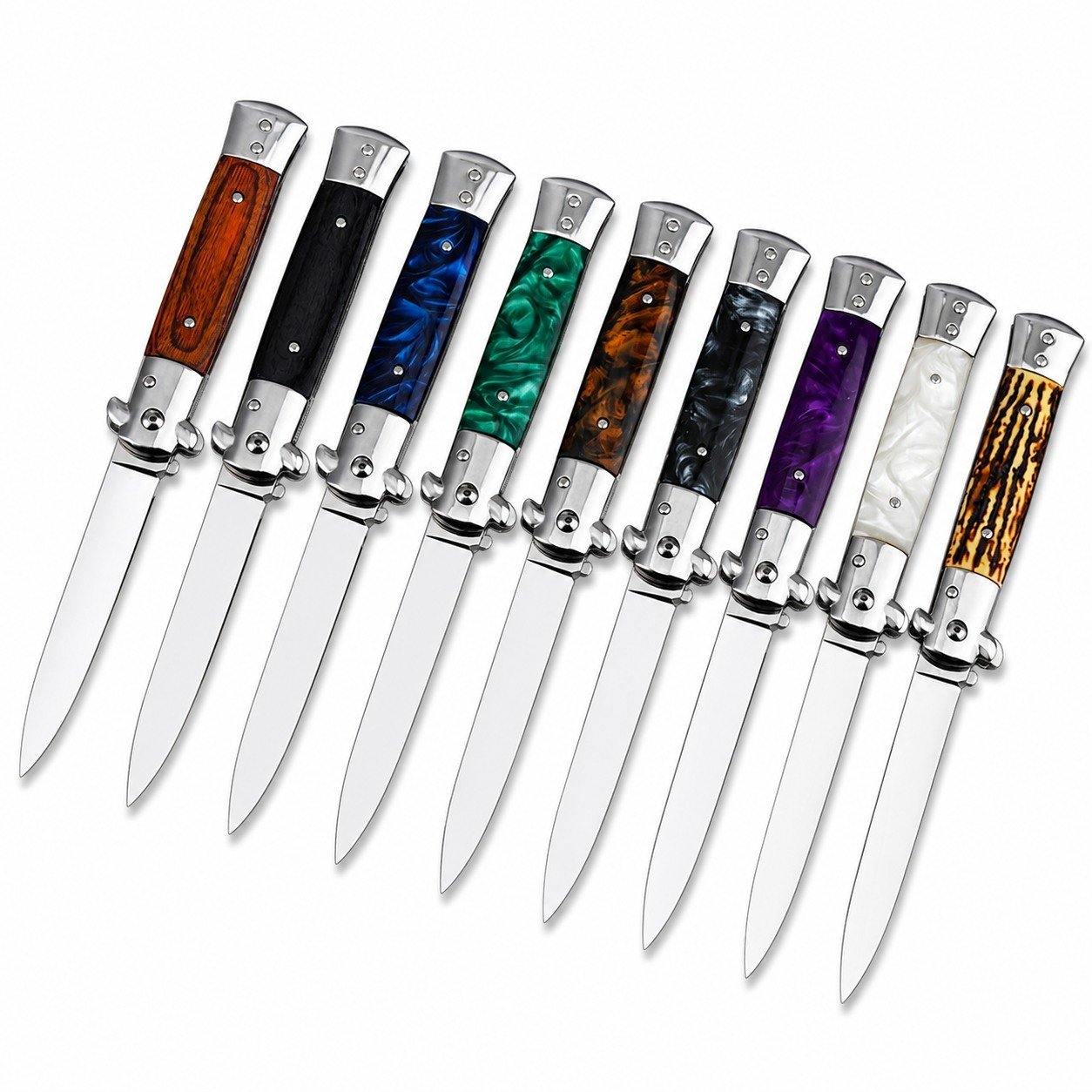 44522-main-white-clean.jpg Classic Italian Stiletto Folding Knife