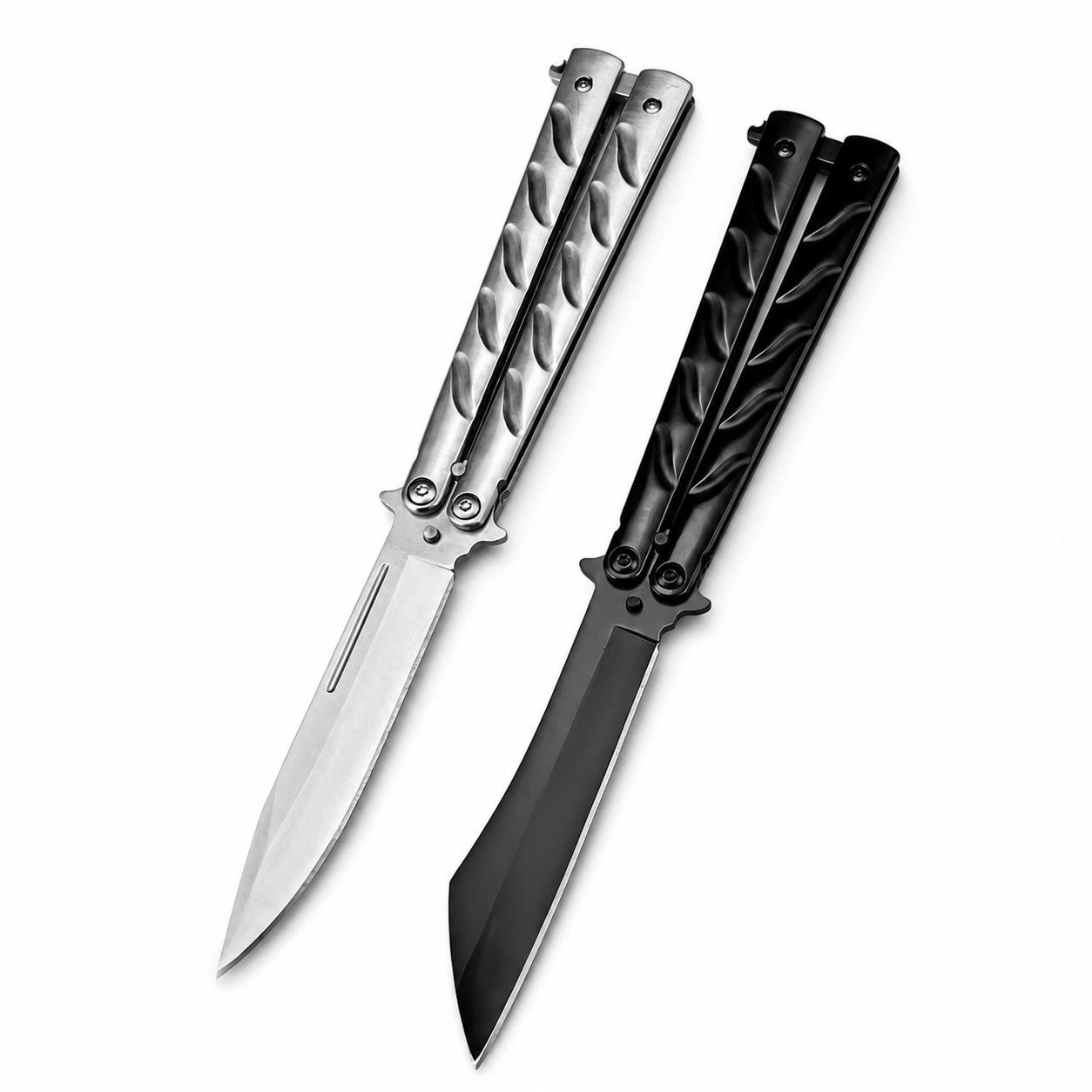 46571-main-white-clean.jpg Fission Butterfly Flipper Knife