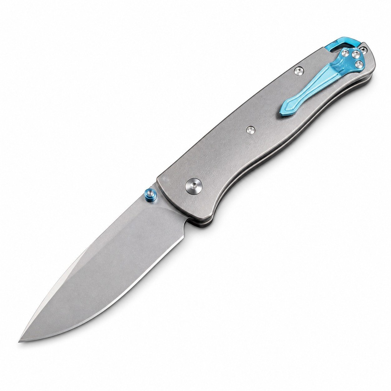 48308-main-white-clean.jpg Butterfly 535 M390 Stone Washed Titanium Shunfeng Folding Knife