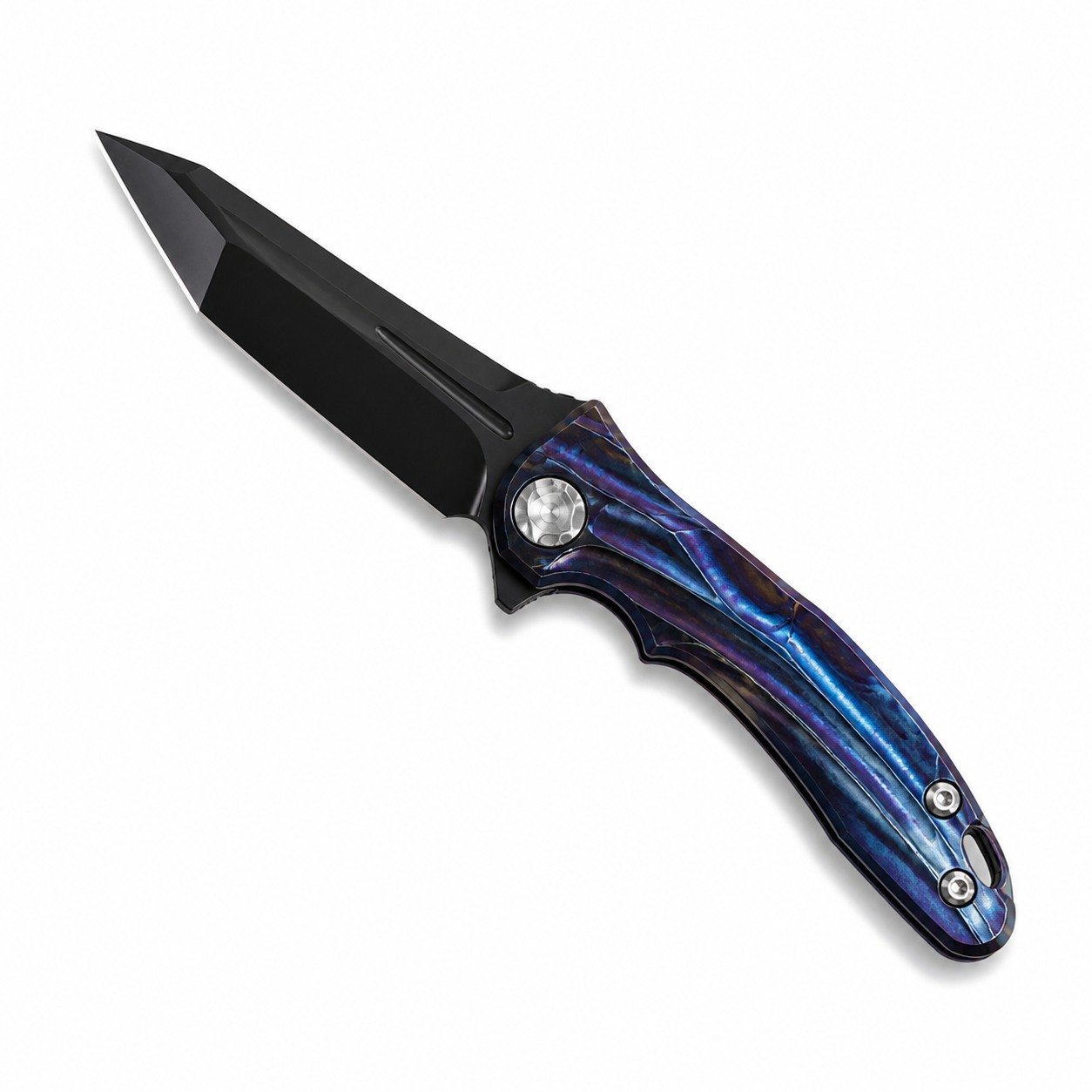 49300-main-white-clean.jpg Microtech Delta DLC Blade M390 Titanium Alloy Handle SF Express