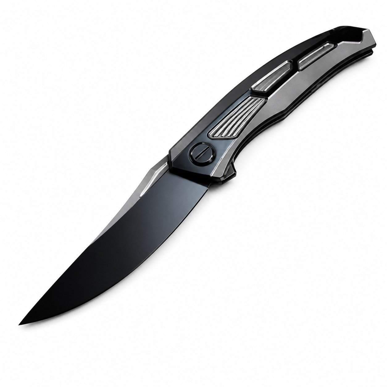 49318-main-white-clean-1.jpg Bear Head Quantum DLC Blade M390 Titanium Alloy Handle SF Express