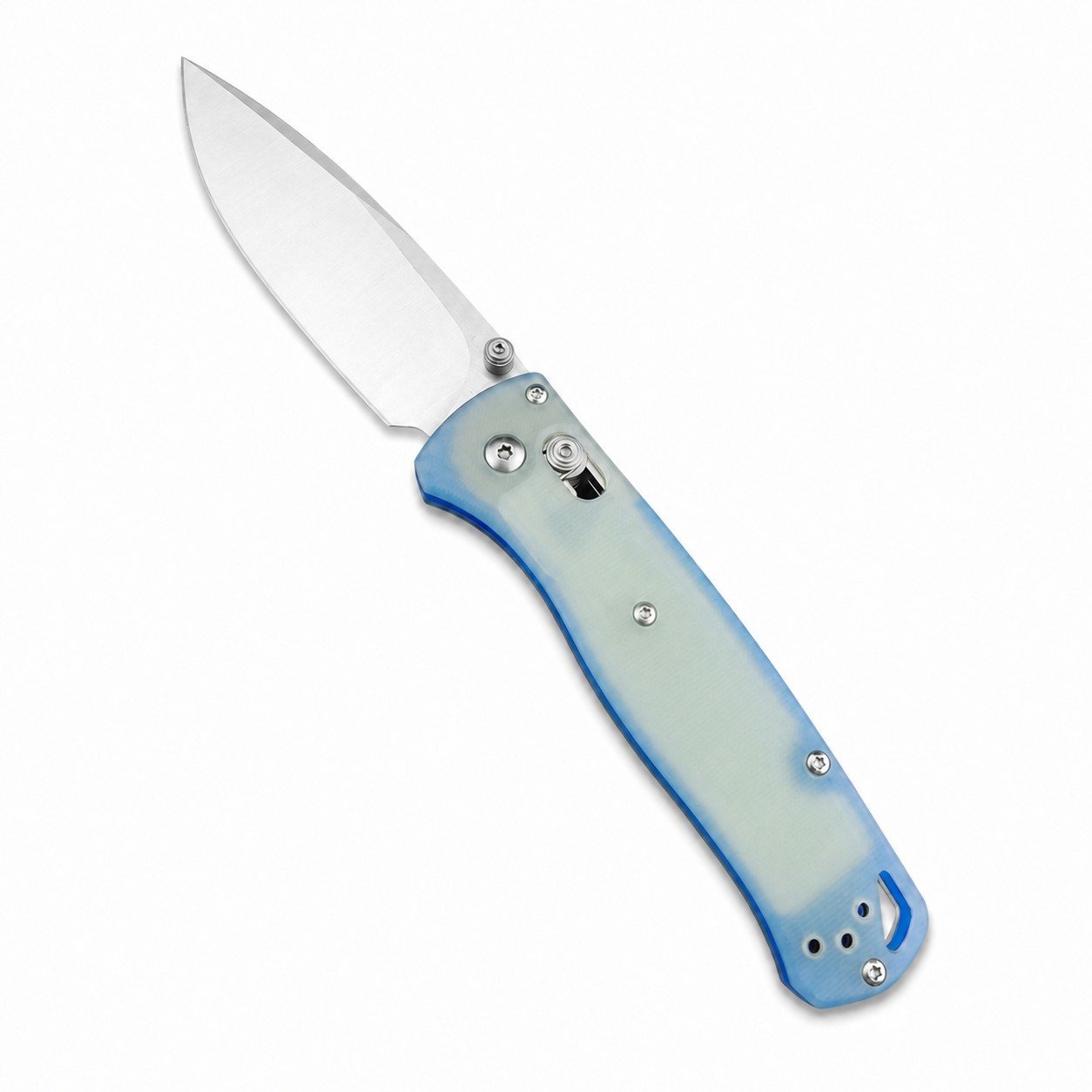 50316-main-white-clean.jpg Butterfly 535 Transparent G10 Handle Folding Knife